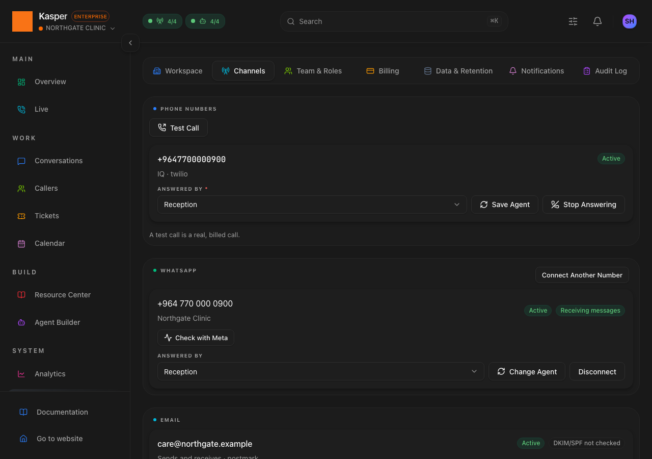 Channel Connections