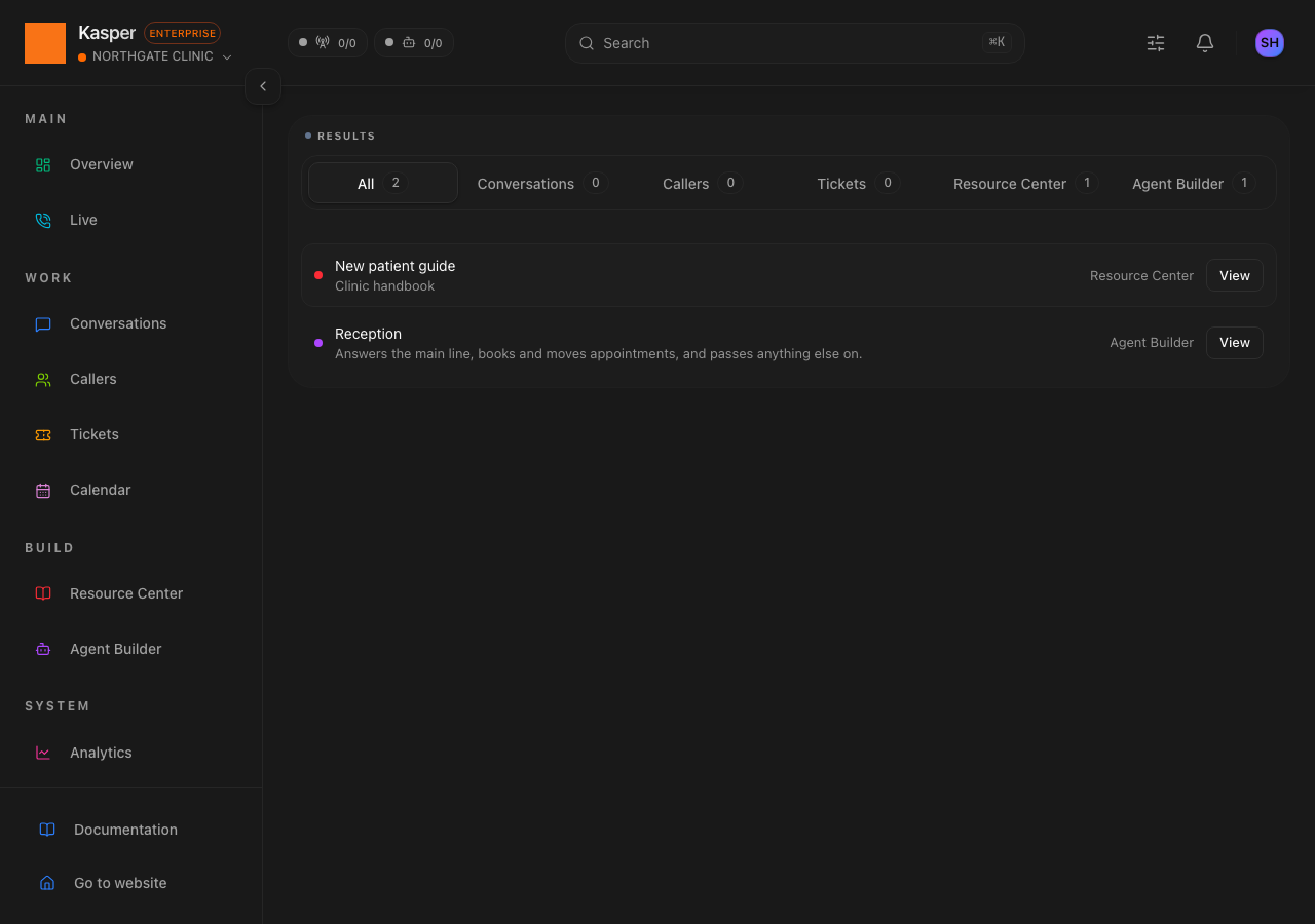 Workspace Search